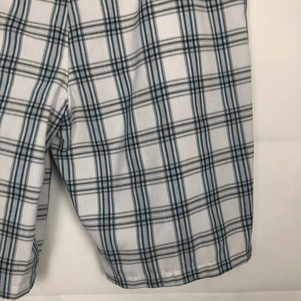 Burnside Men's Plaid Shorts Size 34 Casual Beachy
